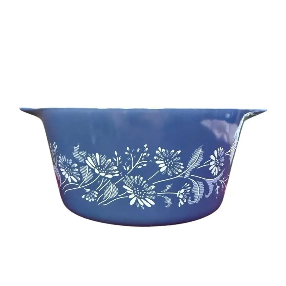 Pyrex Colonial Mist 473‑B • 1 Qt Casserole • Vintage • 1983